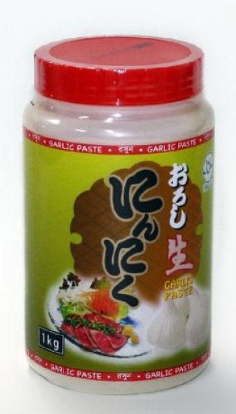 Photo1: HALAL GARLIC PASTE 1kg / ハラル　おろし生にんにく (1)