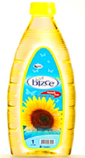 Photo1: Sunflower Oil bizce 1L / ヒマワリ油 (1)