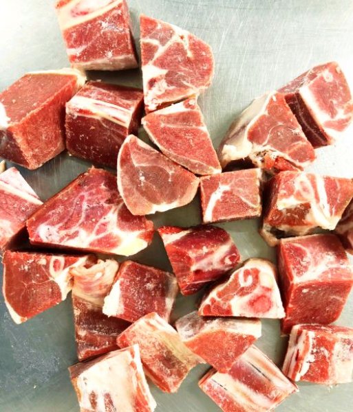 Photo1: LAMB MIX BAKRA CUT 2kg(1280yen/kg) / ラムミックスバカラカット (1)