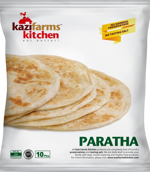 Photo1: PARATHA PLAIN KAZI 400g 5P / プレーンパラタ (1)