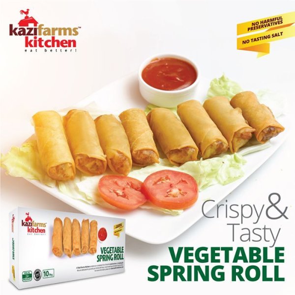 Photo1: VEGETABLE SPRING ROLLS 400g 10P / 野菜春巻き (1)