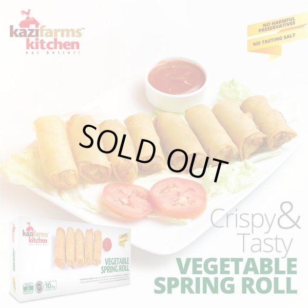 Photo1: VEGETABLE SPRING ROLLS 400g 10P / 野菜春巻き (1)