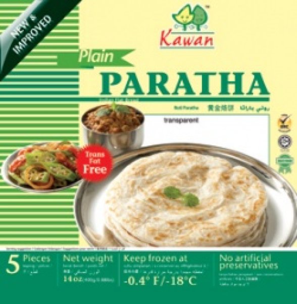 Photo1: PARATA PLAIN KAWAN 80g×5p / プレーンパラタ (1)