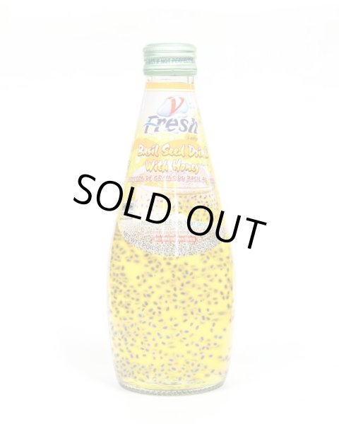 Photo1: Basil Seed Drink With Honey V fresh 290ml / バジルシードドリンク はちみつ (1)