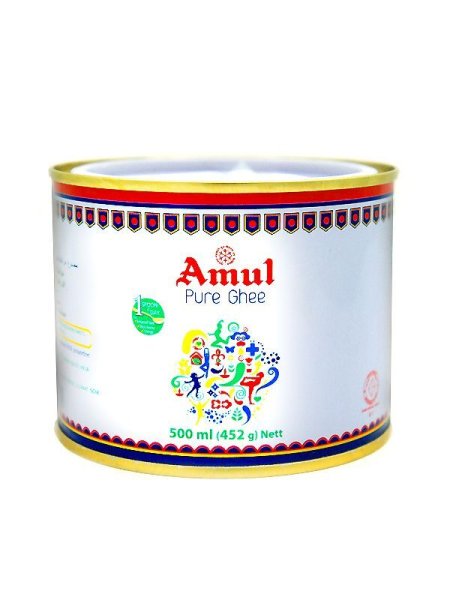 Photo1: PURE GHEE AMUL 452g / ギーオイル (1)