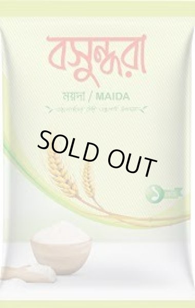 Photo1: MAIDA BASHUNDHARA 1kg / マイダ　小麦粉（中力粉） (1)