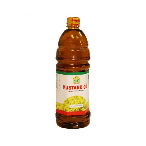 Photo1: Mustard Oil BANOFUL 1lt/ マスタードオイル (1)