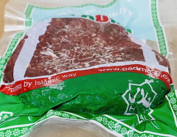 Photo3: FROZEN HALAL BEEF BURGER 120g / 冷凍ハラルビーフハンバーガー用パティ 120g (3)