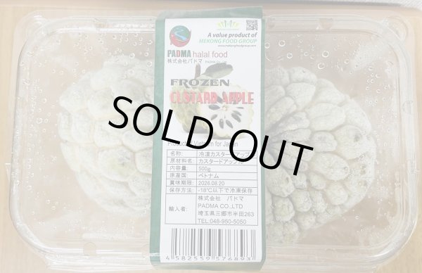 Photo1: FROZEN CUSTARD APPLE 500g / 冷凍カスタードアップル 500g (1)