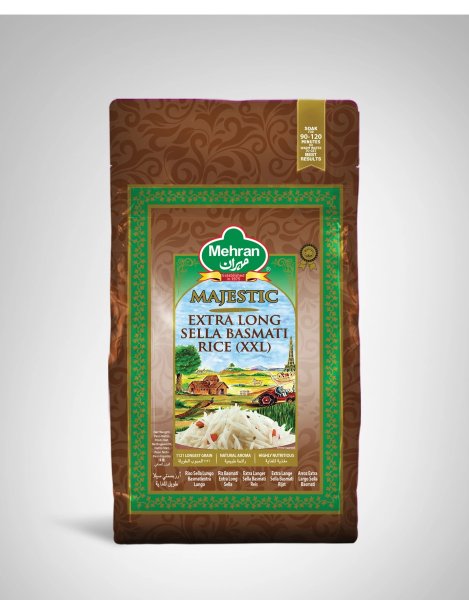 Photo1: Basmoti Rice Sella mehran 5kg / バスマティライス (1)