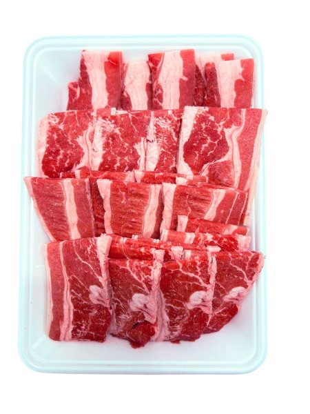 Photo1: YAKINIKU BEEF RIB 500g 3.0mm/ 牛バラ焼肉用500g 3.0mm (1)