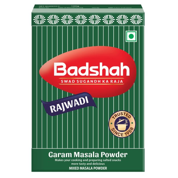 Photo1: RAJAWADI GARAM MASALA 100g BADSHAH/ ガラムマサラ 100g BADSHAH (1)