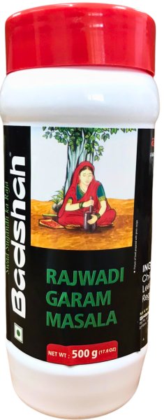 Photo1: RAJWADI GARAM MASALA 500g BADSHAH / ガラムマサラ 500g (1)