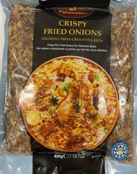Photo1: CRISPY FRIED ONIONS 400g ASHOKA/フライドオニオン (1)