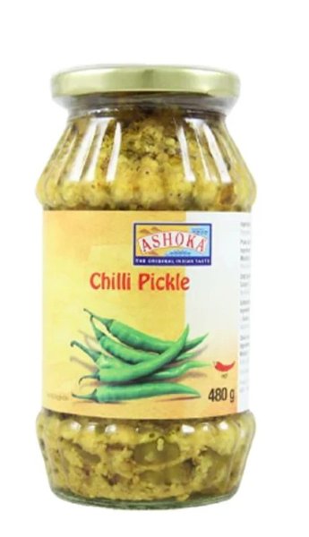 Photo1: CHILI PICKLE 480g ASHOKA /チリピクルス (1)