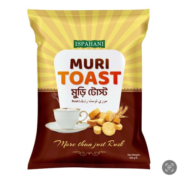 Photo1: MURI TOAST ISPAHANI 300g / ムリトースト ISPAHANI 300g (1)