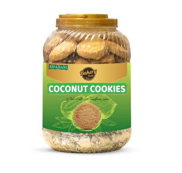 Photo1: COCONUT COOKIES ISPAHANI 850g / クッキー ココナッツ ISPAHANI 850g (1)