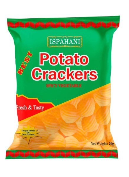 Photo1: POTATO CRACKER ISPAHANI 20g / ポテトクラッカー ISPAHANI 20g (1)
