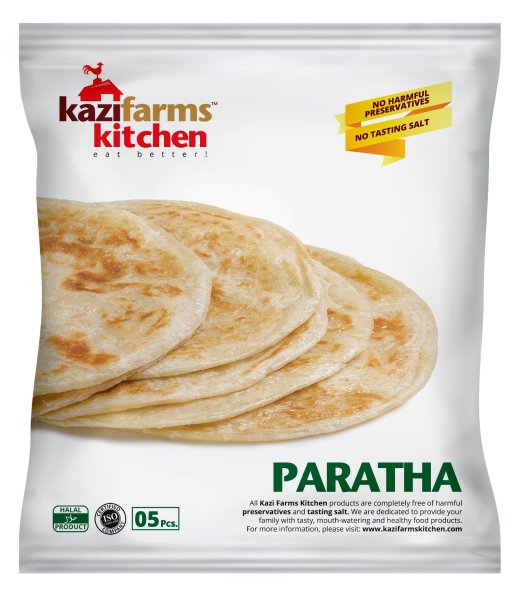 Photo1: PLAIN PARATHA  KAZI 400g  / プレーンパラタ (1)