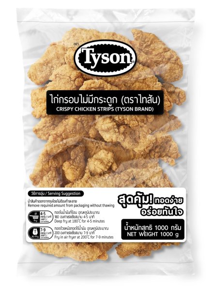 Photo1: CRISPY CHICKEN STRIPS 1kg TYSON / TH産 クリスピーチキンストリップ 1kg (1)