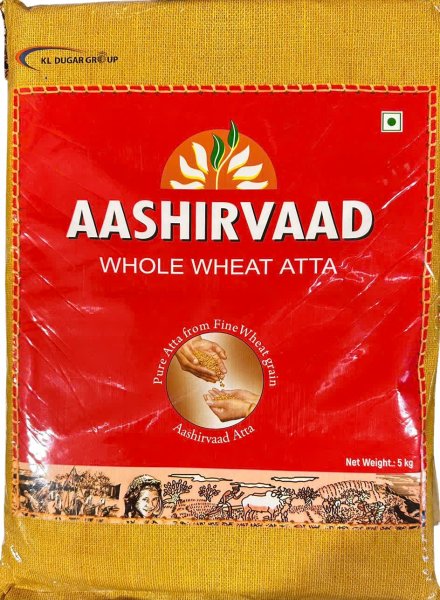 Photo1: AASHIRVAAD ATTA 5KG/　アーシルバッド アタ粉5KG (1)