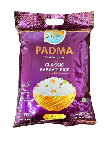 Photo1: 【SALE】PADMA CLASSICE BASMATI RICE 5KG4BAG SET / クラシックバスマティライス5kg4袋セット (1)