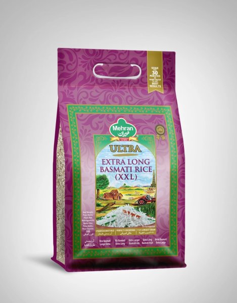 Photo1: Basmoti Rice Long Grain Mehran 5kg / バスマティライス　ロング (1)