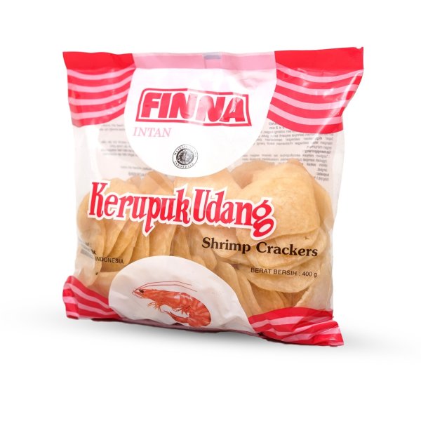 Photo1: FINNA KERUPUK UDANG 400g / フィナ クルプックウダン 400g (1)