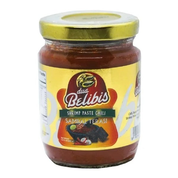 Photo1: DUA BELIBIS SAMBAL TERASI 225g / ドゥアブリビス サンバルトラシ 225g (1)