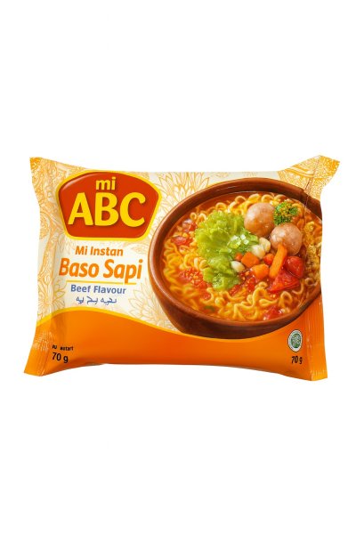 Photo1: ABC NOODLES RASA BASO 60g / ABC 袋麺 ラサバソ 60g (1)