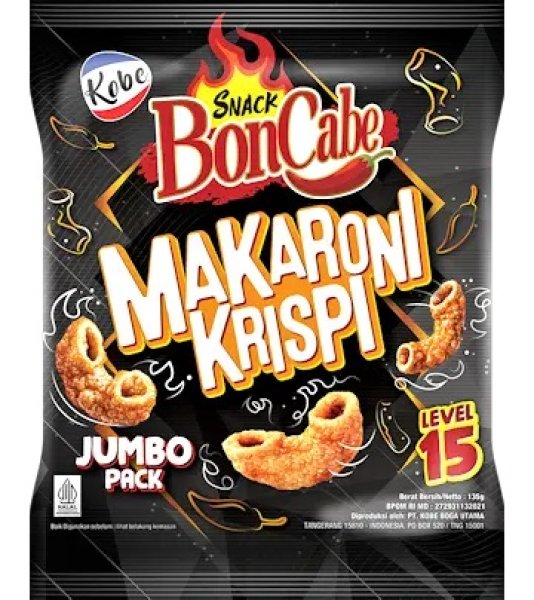 Photo1: KOBE SPICY MACARONI SNACK 135g / KOBE ピリ辛マカロニスナック 135g (1)