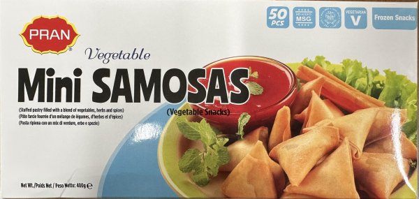 Photo1: VEGETABLE SAMOSA MINI 400g PRAN/ベジタブルサモサミニ 400g PRAN (1)