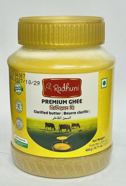 Photo1: PURE GAWA GHEE Radhuni 400g / ギーオイル (1)