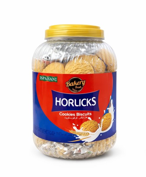 Photo1: ISPAHANI HORLICKS COOKIES  850g/ISPAHANI 麦芽ミルク風味クッキー 850g (1)