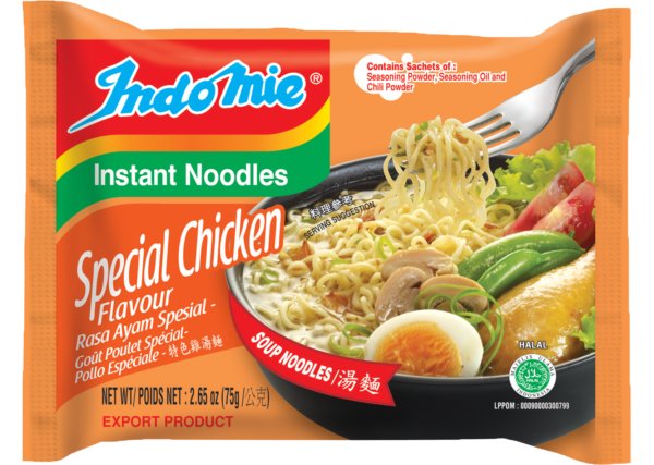 Photo1: INDOMIE SPECIAL CHICKEN 80g/インドミー 袋麺　揚げ麺 80g スペシャルチキン (1)
