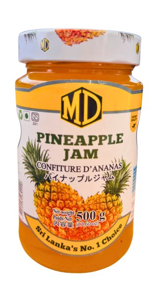 Photo1: MD PINEAPPLE JAM 500g/MD パイナップルジャム 500g (1)