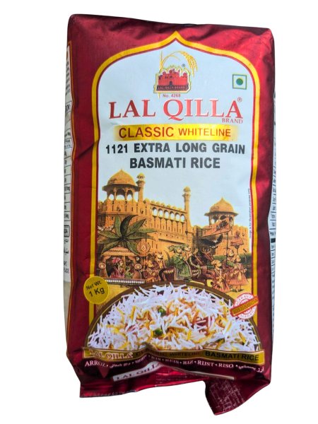 Photo1: LAL QILLA 1121 BASMATI RICE 1kg/LAL QILLA 1121バスマティライス 1kg (1)