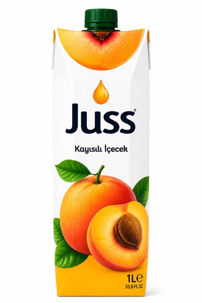 Photo1: JUSS APRICOT FRUIT DRINK 1L/JUSS アプリコットフルーツドリンク (1)