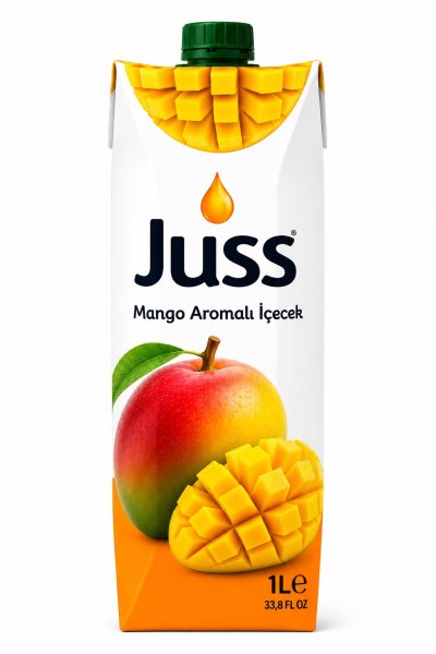 Photo1: JUSS MANGO FLV. DRINK 1L/JUSS マンゴーフレーバードリンク (1)