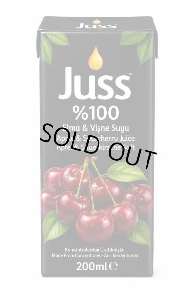 Photo1: JUSS APPLE-SOURCHERRY DRINK 200ml/JUSSアップル＆サワーチェリードリンク (1)