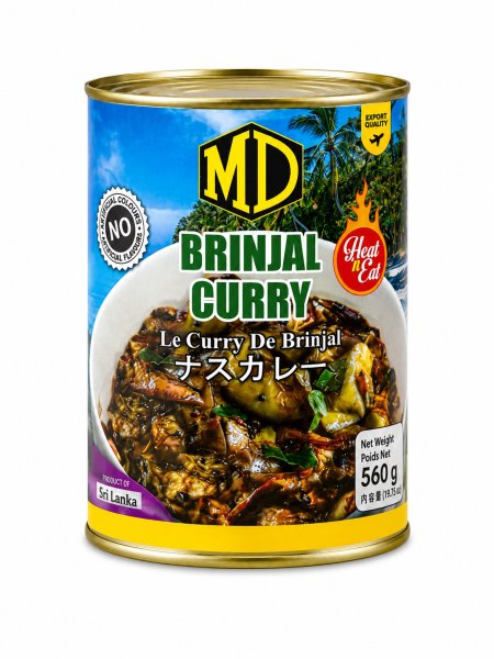 Photo1: MD BRINJAL CURRY 560g/MD ナスカレー 560g (1)