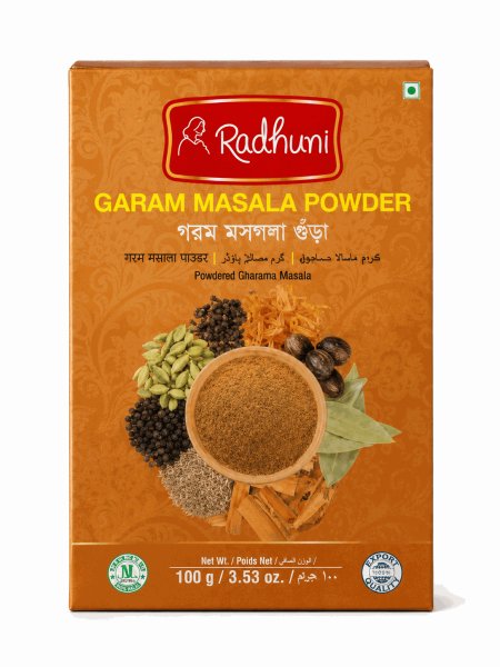 Photo1: Garam Masala Radhuni 100g / ガラムマサラ (1)