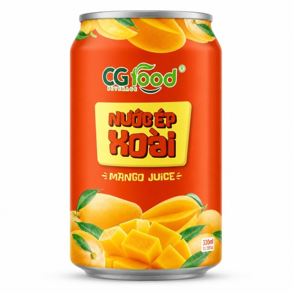 Photo1: CG MANGO JUICE 330ml/CG マンゴージュース 330ml (1)