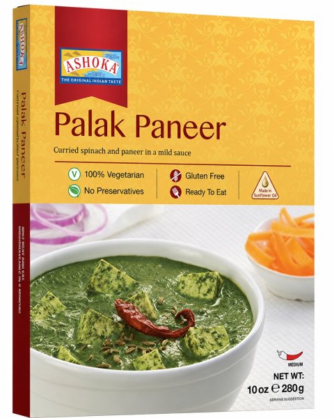 Photo1: PALAK PANEER 280g ASHOKA/パラクパンナー 280g (1)