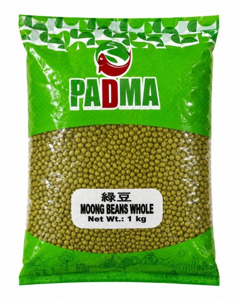 Photo1: Moong Whole（Green gram) 1kg / 緑豆皮付き (1)