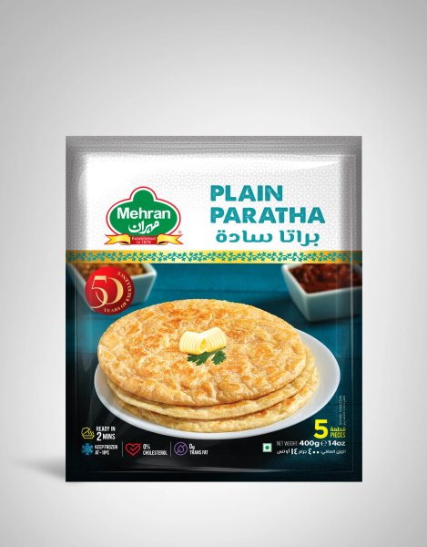 Photo1: PLAIN PARATA MEHRAN 400g / プレーンパラタ MEHRAN 400g (1)