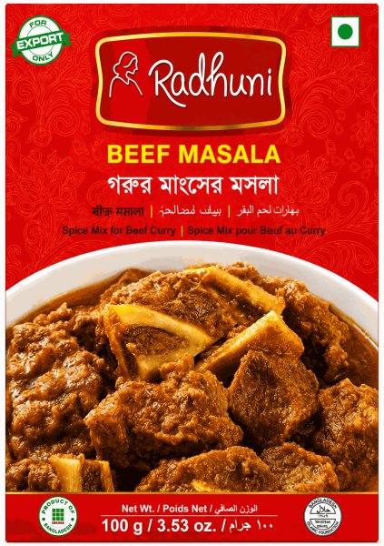 Photo1: BEEF MASALA Radhuni 100g / ビーフマサラ (1)