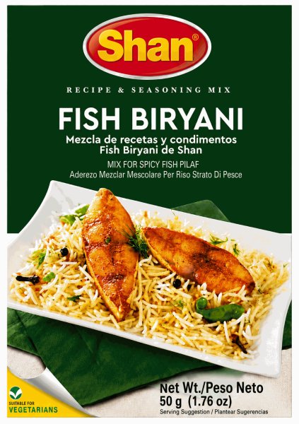Photo1: FISH BIRIYANI MASALA SHAN 50g/フィッシュビリヤニマサラ SHAN 50g (1)