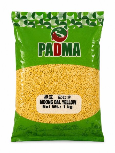Photo1: Moong Dal 1kg / 緑豆　皮むき (1)