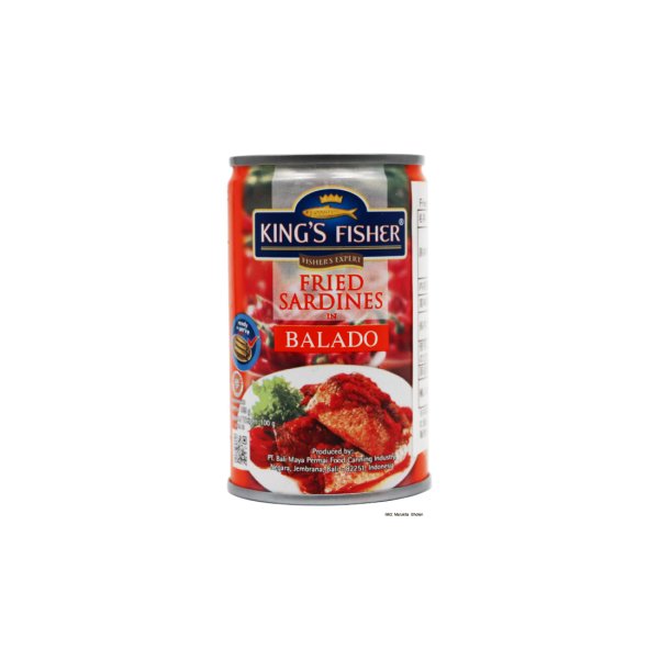 Photo1: BALADO SAUCE 155g / 揚げイワシの甘辛ソース缶 155g (1)